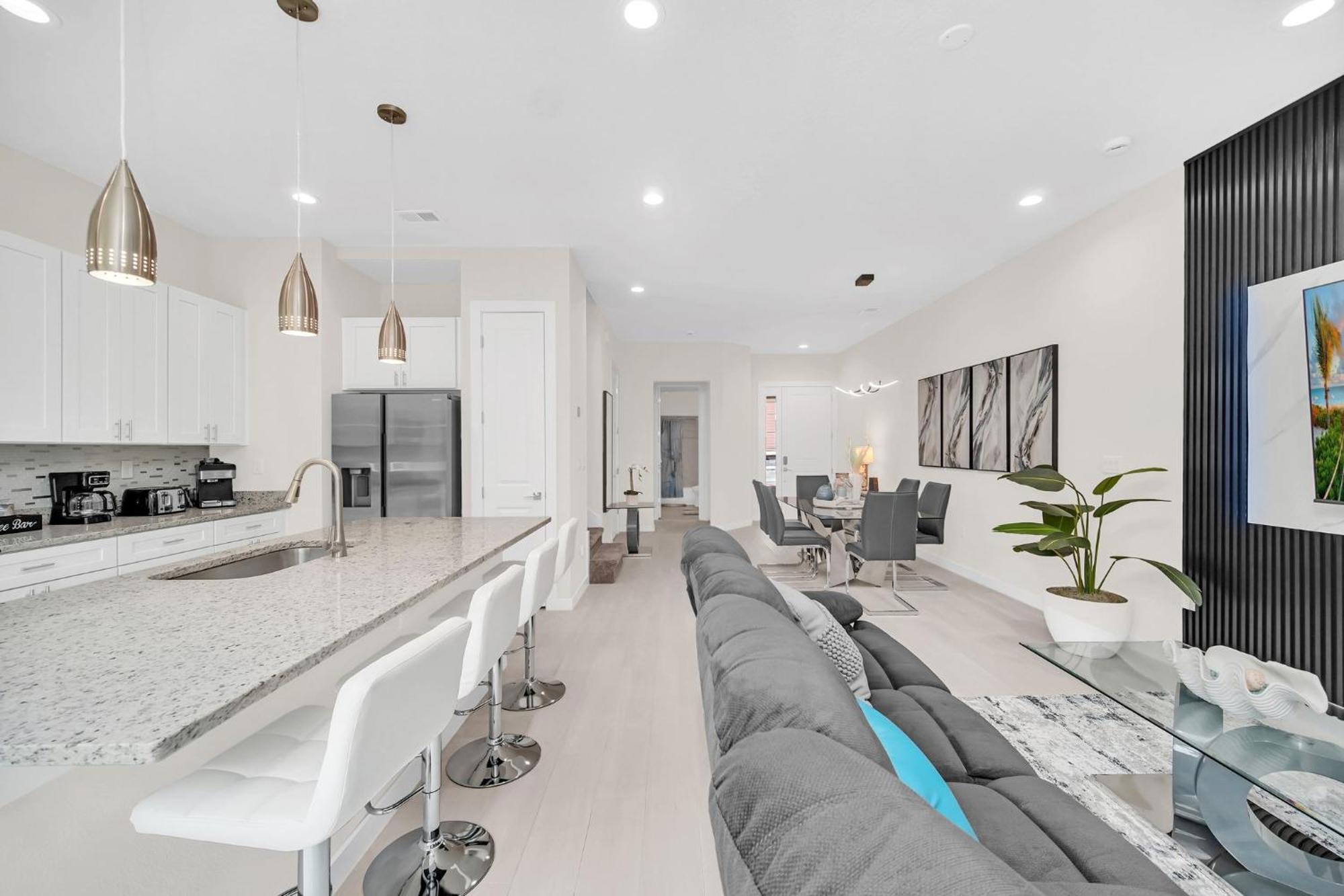 New Spacious And Themed 5 Bedroom Home Minutes From Disney And Waterparks! Orlando Bagian luar foto